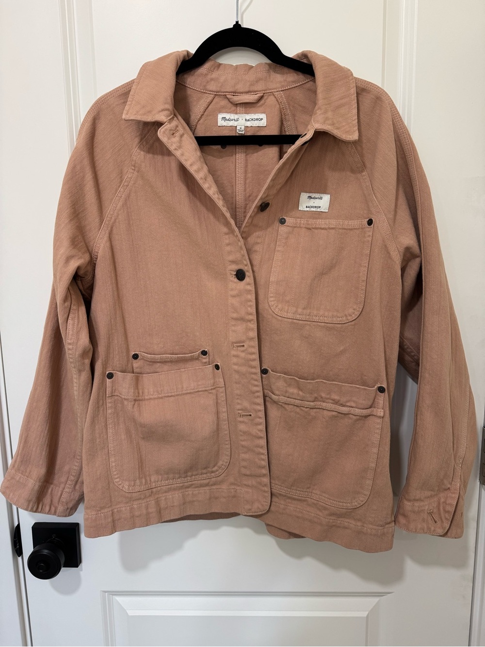 Madewell Utility Jacket in Blush Pink